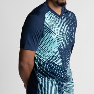 Nike Dri-Fit Precision VI Jersey Midnight Navy-Hyper Turq-White